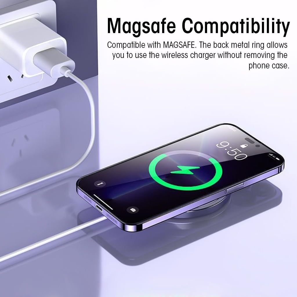 ZORBES Phone Case for iPhone 14 Pro Max Compatible with Magsafe Phone Cover for iPhone 14 Pro Max with Camera Lens Protector Full Protection Fashion TPU Clear Phone Case for iPhone 14 Pro Max ZORBES Phone Case for iPhone 14 Pro Max Compatible with Magsafe Phone Cover for iPhone 14 Pro Max with Camera Lens Protector Full Protection Fashion TPU Clear Phone Case for iPhone 14 Pro Max